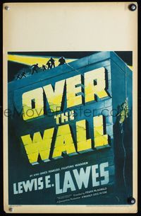 6r196 OVER THE WALL WC '38 cool title treatment & police shooting at escaped convict!