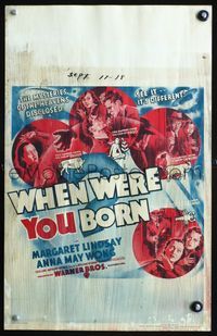 6r226 WHEN WERE YOU BORN WC '38 Asian astrologer Anna May Wong solves murders for the police!