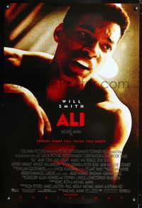 6s042 ALI advance 1sh '01 Will Smith as heavyweight champion boxer Muhammad Ali, Michael Mann
