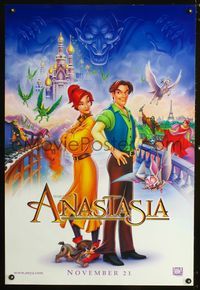 6s054 ANASTASIA DS teaser style B 1sh '97 Don Bluth missing Russian princess animation!