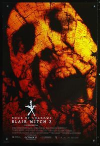 6s093 BLAIR WITCH PROJECT 2 DS advance 1sh '00 cool creepy horror image!