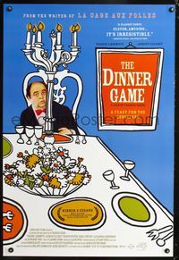 6s172 DINNER GAME int'l 1sh '98 Francis Veber's Le Diner de cons, Thierry Lhermitte!