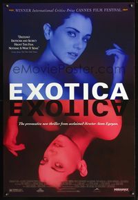 6s195 EXOTICA 1sh '95 Atom Egoyan directed, Canadian nightclub sex, sexy stripper!