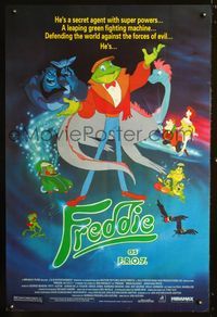 6s214 FREDDIE AS F.R.O.7 1sh '92 James Earl Jones, Ben Kingsley as secret agent frog!
