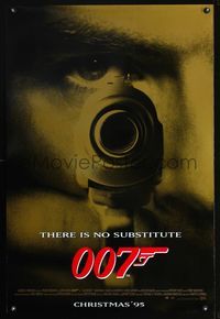 6s233 GOLDENEYE advance 1sh '95 Pierce Brosnan as secret agent James Bond 007!