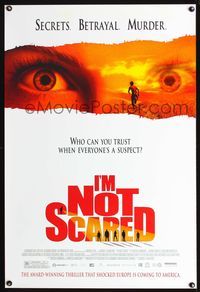 6s270 I'M NOT SCARED 1sh '03 Grabiele Salvatores' Lo Non Ho Paura, secrets, betrayal & murder!