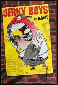 6s296 JERKY BOYS DS 1sh '95 James Melkonian directed, prank call comedy, wild artwork!