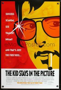 6s312 KID STAYS IN THE PICTURE 1sh '02 director Robert Evans monologue autobiography!