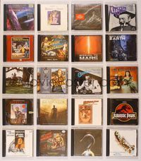 6s015 SOUNDTRACK & SCORES #3 box of 20 CDs Forrest Gump, Time Machine, Casablanca, Spartacus
