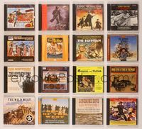 6s016 WESTERN SOUNDTRACKS & SCORES box of 16 CDs John Wayne, spaghetti westerns, Magnificent Seven!