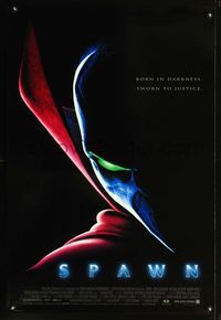 6s515 SPAWN style B 1sh '97 from Todd McFarlane comic book, born in darkness & sworn to justice!