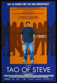 6s539 TAO OF STEVE 1sh '00 Jenniphr Goodman directed, why do women find him irresistible?!