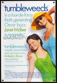 6s574 TUMBLEWEEDS 1sh '99 Janet McTeer, Jay Sanders, Kimberly J. Brown!