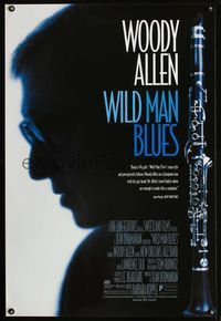 6s609 WILD MAN BLUES 1sh '98 Woody Allen w/clarinet, jazz music documentary!