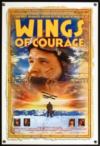 6s612 WINGS OF COURAGE 3D 1sh '95 Jean-Jacques Annaud directed, Val Kilmer, Craig Sheffer!