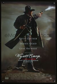 6s621 WYATT EARP DS advance 1sh '94 Kevin Costner, Dennis Quaid, Gene Hackman, Michael Madsen