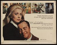 6t031 APRIL FOOLS 1/2sh '69 Jack Lemmon & Catherine Deneuve are married but not to each other!