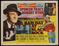 6t039 BAD DAY AT BLACK ROCK B 1/2sh '55 Spencer Tracy tries to find out what happened to Kamoko!