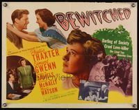 6t056 BEWITCHED style B 1/2sh '45 Phyllis Thaxter is a cruel love-killer and darling of society!
