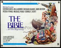6t058 BIBLE 1/2sh '67 La Bibbia, John Huston as Noah, Stephen Boyd as Nimrod, Ava Gardner as Sarah