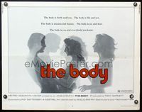 6t075 BODY 1/2sh '71 x-rated documentary narrated by Frank Finlay & Vanessa Redgrave, sexy design!