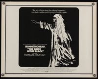 6t085 BRIDE WORE BLACK 1/2sh '68 Francois Truffaut's La Mariee Etait en Noir, Jeanne Moreau!