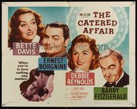 6t096 CATERED AFFAIR 1/2sh '56 Debbie Reynolds, Bette Davis, Ernest Borgnine, Barry Fitzgerald