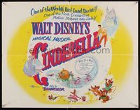 6t101 CINDERELLA 1/2sh R57 Walt Disney classic romantic musical fantasy cartoon!
