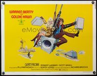 6t002 $ 1/2sh '71 great art of bank robbers Warren Beatty & Goldie Hawn!