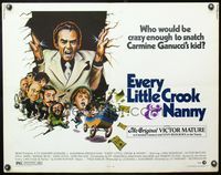 6t152 EVERY LITTLE CROOK & NANNY 1/2sh '72 who would be crazy enough to snatch Victor Mature's kid!