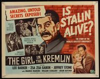 6t187 GIRL IN THE KREMLIN 1/2sh '57 Stalin's weird fetishism, strange rituals, plots bared!