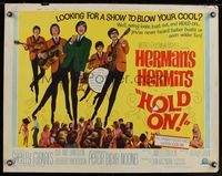 6t220 HOLD ON 1/2sh '66 rock & roll, great full-length image of Herman's Hermits performing!