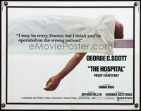 6t226 HOSPITAL 1/2sh '71 George C. Scott, Paddy Chayefsky, watch them operate!