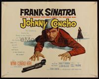 6t268 JOHNNY CONCHO style A 1/2sh '56 that smoldering cowboy Frank Sinatra reaches for gun!