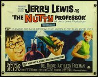 6t409 NUTTY PROFESSOR 1/2sh '63 wacky scientist Jerry Lewis, sexy Stella Stevens!