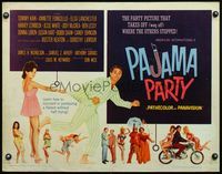 6t426 PAJAMA PARTY 1/2sh '64 Annette Funicello, Tommy Kirk, sexy lingerie artwork!