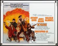 6t427 PASSAGE 1/2sh '79 cool action art of Anthony Quinn, James Mason, & Malcolm McDowell