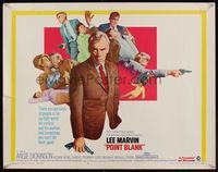 6t444 POINT BLANK 1/2sh '67 Lee Marvin, Angie Dickinson, Keenan Wynn, film noir!