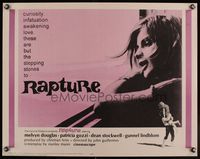 6t471 RAPTURE 1/2sh '65 Dean Stockwell, Patricia Gozzi & Melvyn Douglas in bizarre French film!