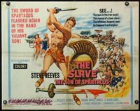 6t530 SLAVE 1/2sh '63 Il Figlio di Spartacus, art of Steve Reeves as the son of Spartacus!