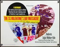 6t551 ST. VALENTINE'S DAY MASSACRE 1/2sh '67 most shocking event of America's most lawless era!