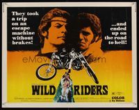 6t651 WILD RIDERS 1/2sh '71 Alex Rocco & another biker end up on the road to Hell!