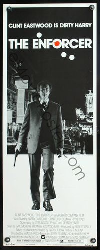 6v424 ENFORCER insert '76 photo of Clint Eastwood as Dirty Harry by Bill Gold!