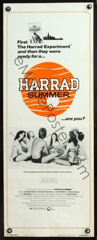 6v463 HARRAD SUMMER insert '74 Richard Doran, Victoria Thompson, college sexual freedom!