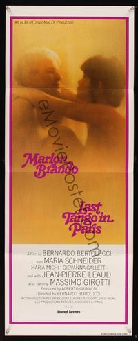 6v497 LAST TANGO IN PARIS int'l insert '73 Marlon Brando, Maria Schneider, Bernardo Bertolucci!