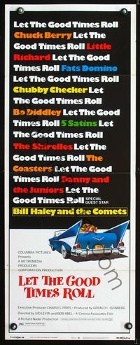 6v502 LET THE GOOD TIMES ROLL insert '73 Chuck Berry, Bill Haley, The Shirelles & real '50s rockers