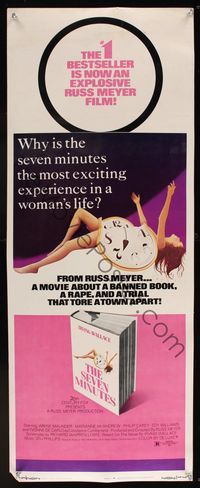 6v595 SEVEN MINUTES insert '71 from the sexmaster Russ Meyer, a trial that tore a town apart!