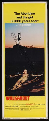 6v660 WALKABOUT insert '71 sexy naked swimming Jenny Agutter, Nicolas Roeg Australian classic!