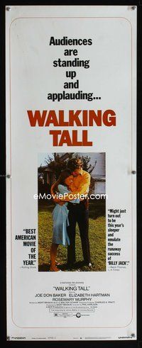 6v661 WALKING TALL style C insert '73 Joe Don Baker as Buford Pusser, classic!