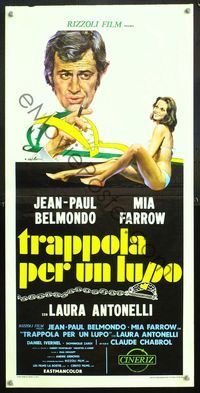 6v731 HIGH HEELS Italian locandina '72 Ciriello art of Jean-Paul Belmondo & Mia Farrow!